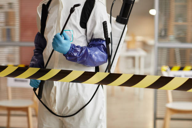 Professional Biohazard technician working in Fort Dick, CA